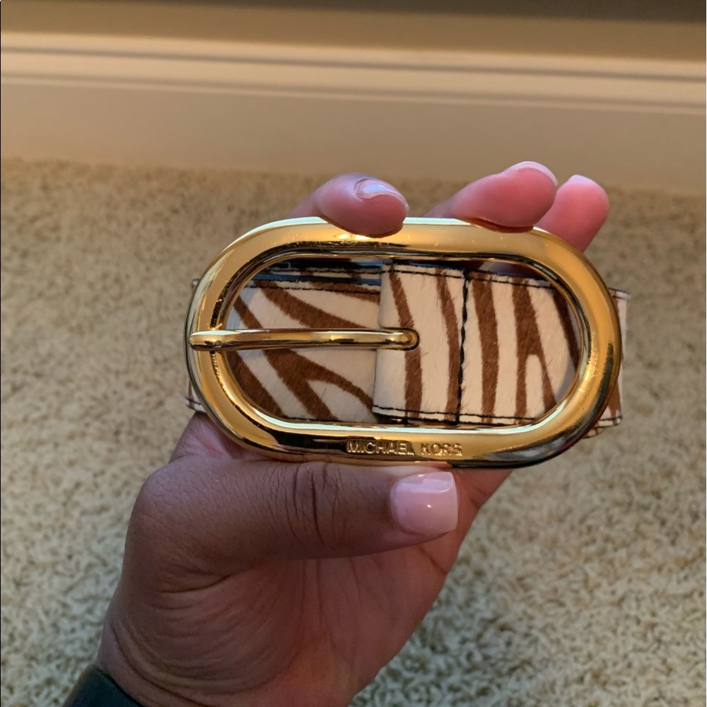 MICHAEL KORS Calf hair belt